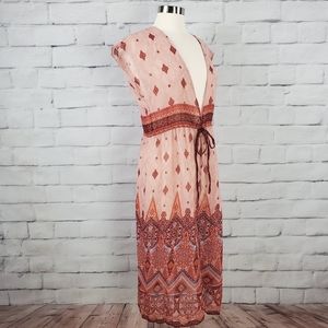 Live 4 truth Coral Aztec kimono
